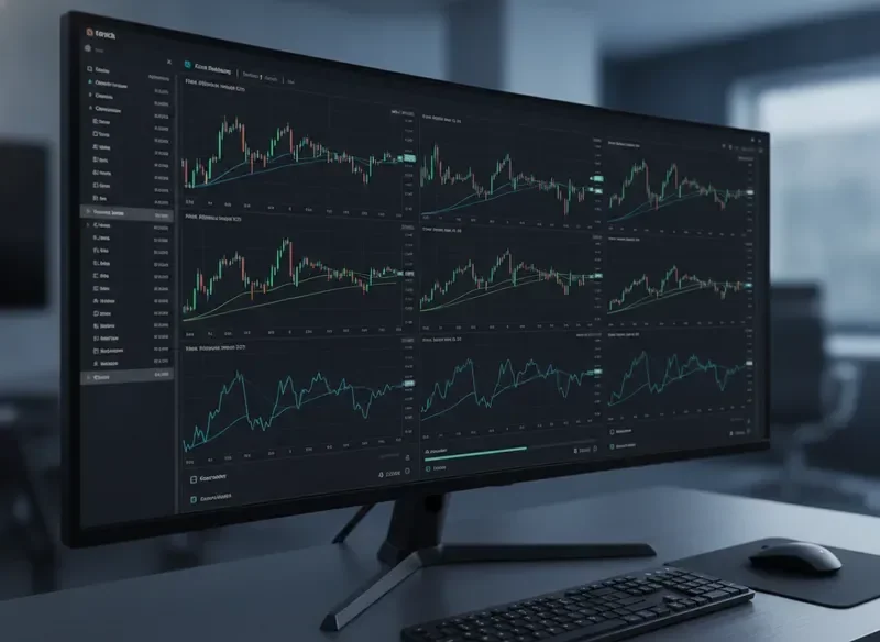 Premium forex trading platform dashboard