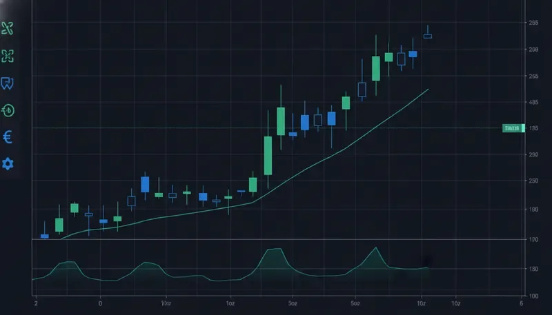 Forex major pairs trading chart showing bullish momentum